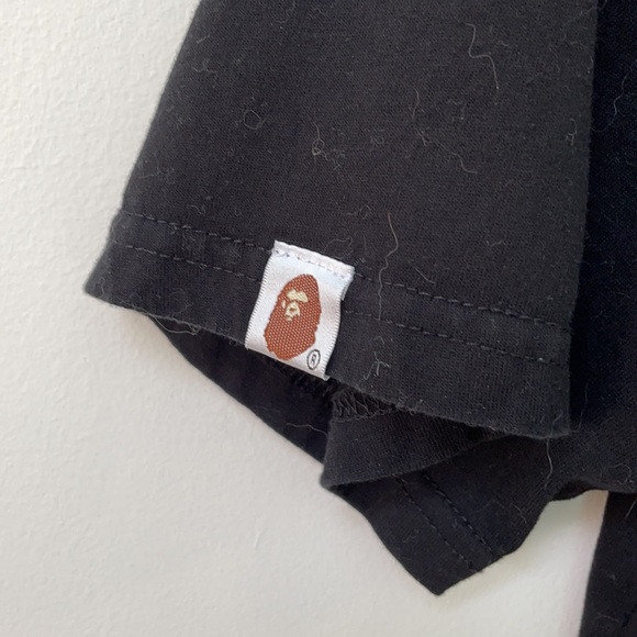 A Bathing Ape BAPE tshirt black - Picture 4 of 8